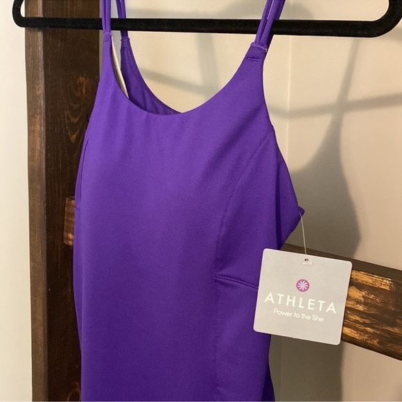 Athleta Tops - Athleta Vibrant Purple Sports Bra